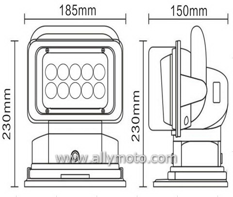 50W Cree LED Driving Light Work Light 1046